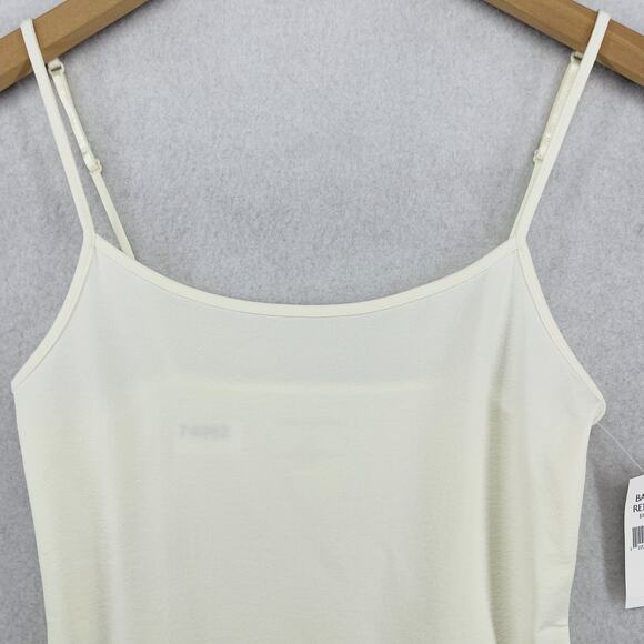 BANANA REPUBLIC Top Womens XS Tank Cami Scoop Neck Stretch Jersey Cream NEW - Picture 3 of 13